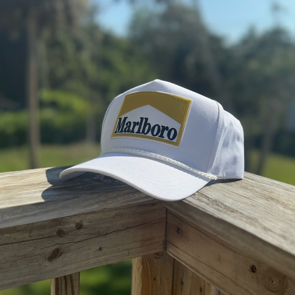 Marlboro Gold Retro Style Trucker Hat - Picture 1 of 2